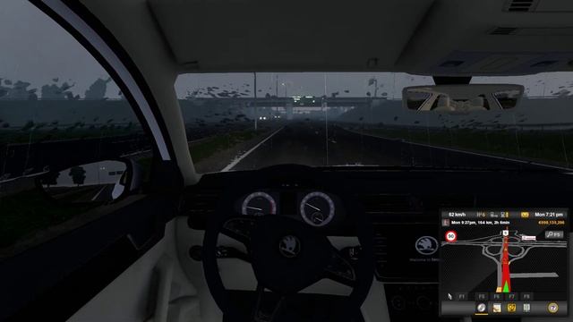 SKODA SUPERB 2021 WHITE MY FAVOURITE CAR ON ETS 2 смотреть онлайн