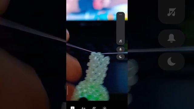 гусь амигуруми из бисера ?#бисер #рек #амигуруми смотреть онлайн