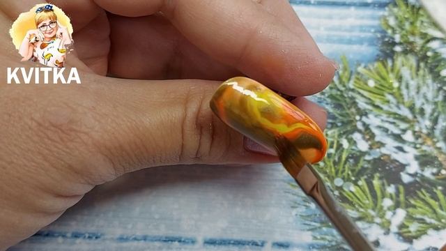 Как сделать стильный маникюр на Новый Год Тигра: Шкура тигра дизайн ногтей гель-лаком 2-й вариант смотреть онлайн