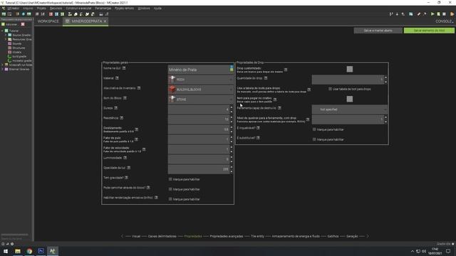 COMO FAZER BLOCOS, MINÉRIOS E ITENS NO MCREATOR #1 смотреть онлайн