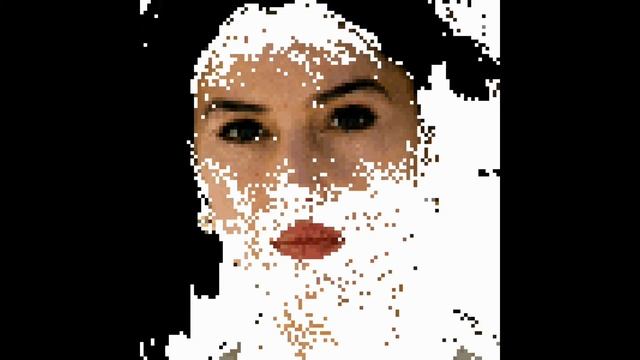How to draw Monica Bellucci #pixelart смотреть онлайн