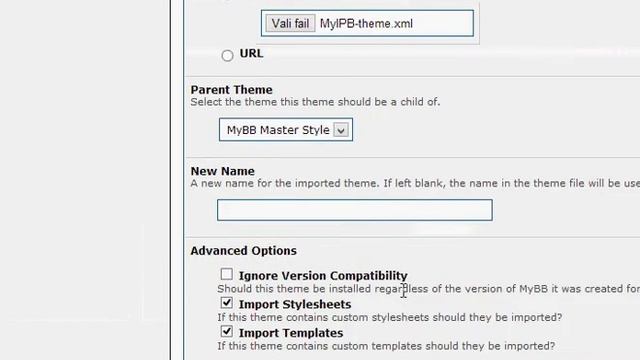 MyBB Error. Can't upload a theme смотреть онлайн