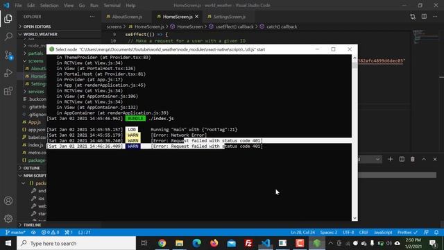 Weather App React Native | Part 04 смотреть онлайн