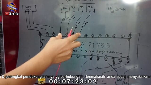 TV MONITOR MOBIL SUARA SERAK - CARA KERJA IC PT2313 PLUS SKEMA - CEK PIN AUDIO IC PT2313 смотреть онлайн