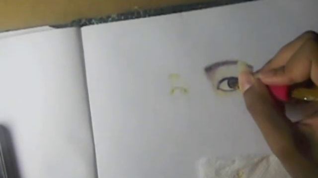 Purple and Yellow Pen Drawing Time Lapse смотреть онлайн