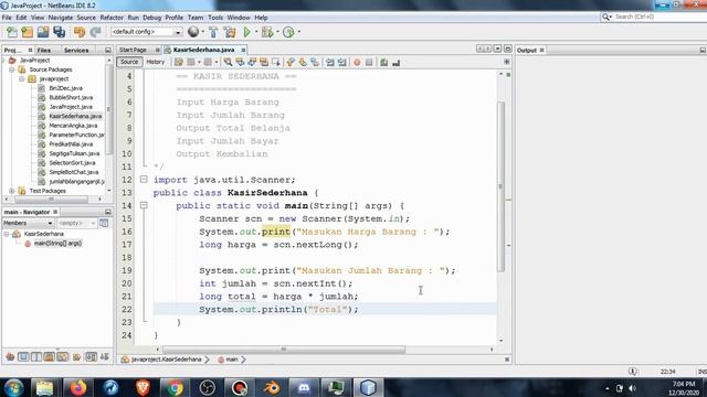 Program Kasir Sederhana || Java смотреть онлайн