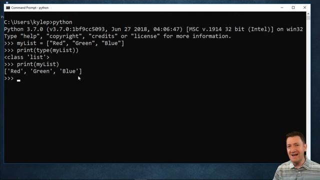 List Data type in Python смотреть онлайн