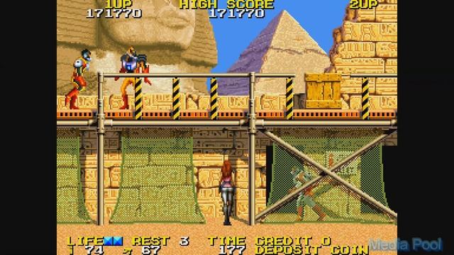 Rolling Thunder 2 (Arcade) Playthrough Longplay Retro game смотреть онлайн