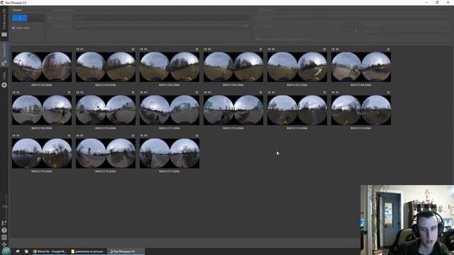массовая обработка панорам RICOH THETA Z1