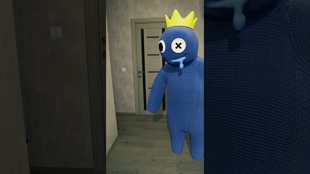 СИНИЙ ПУГАЕТ МЕНЯ! Радужные друзья #shorts смотреть онлайн