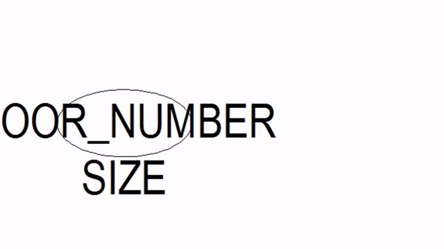 Door Number Block Using Attributes