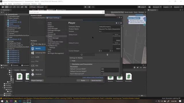 Export Unity Game to WebGL (Zip File) смотреть онлайн