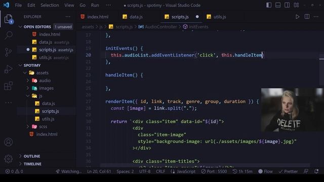 Создание АУДИО ПЛЕЕРА c нуля ⮞ HTML, SCSS, JAVASCRIPT смотреть онлайн