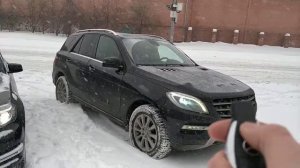 W166 ML350 автозапуск с родного ключа