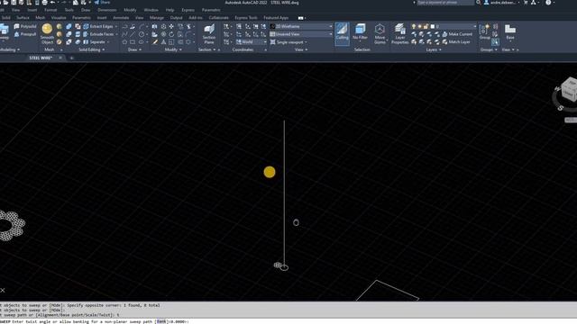 AutoCAD : How to draw a steel cable. смотреть онлайн
