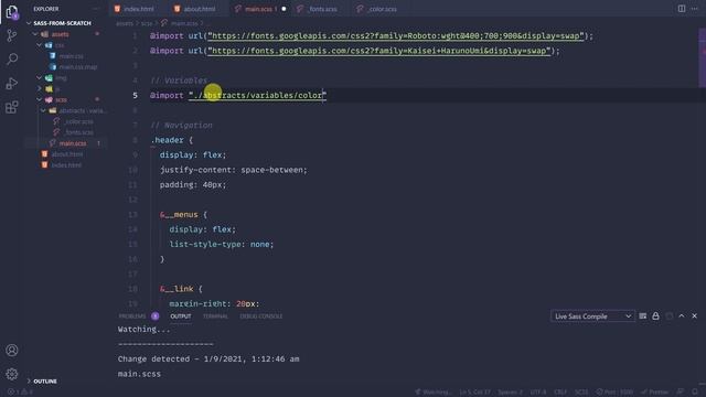 #17 - SASS Import & Partials - (தமிழில்) (Tamil) | SASS Tutorial смотреть онлайн