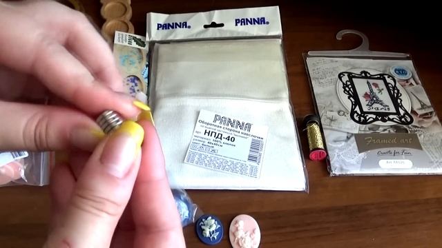 Вышивка крестом: Рукодельные покупки+подарок сестры смотреть онлайн