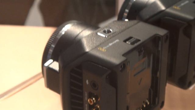 NEW Blackmagic Micro Studio Camera 4K with LUMIX lens at NAB 2015 смотреть онлайн