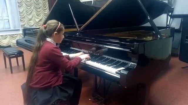Вохминцева Анна. Инвенция. И.С. Бах. смотреть онлайн
