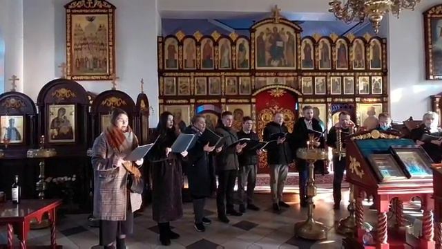 Хор Свято-Владимерского храма г. Гродно. "А ў свеце нам навіна была. Святы вечар..." смотреть онлайн