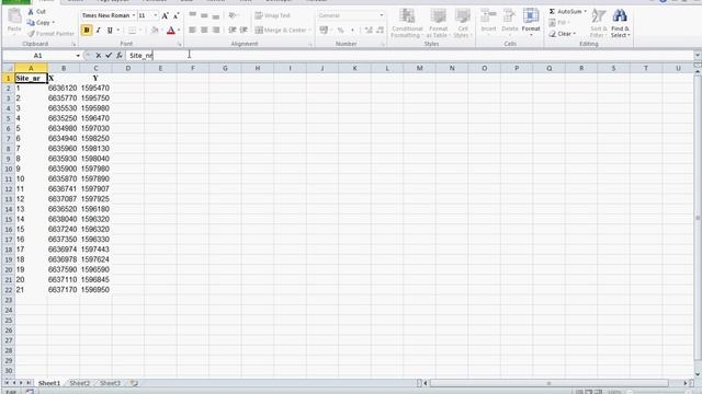 Import Excel Point Data смотреть онлайн