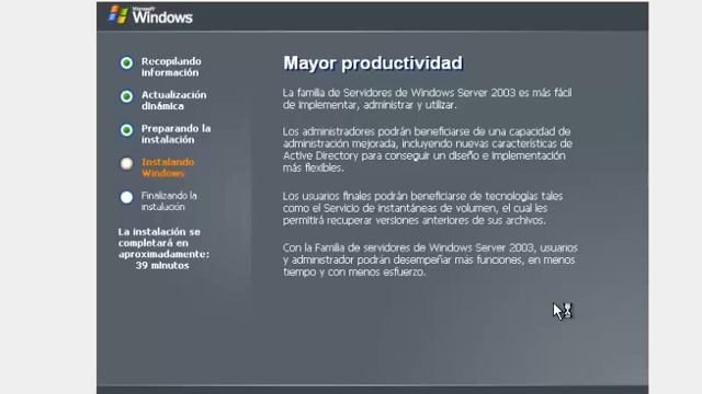 Video tutorial instalación de Windows Server 2003 en máquina virtual virtualbox смотреть онлайн
