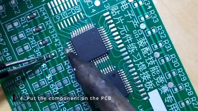 How to solder SMD components (resistors, capacitors...) size 0805. смотреть онлайн