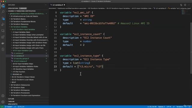 51. Terraform Input Variables Complex Constructor of Type List смотреть онлайн