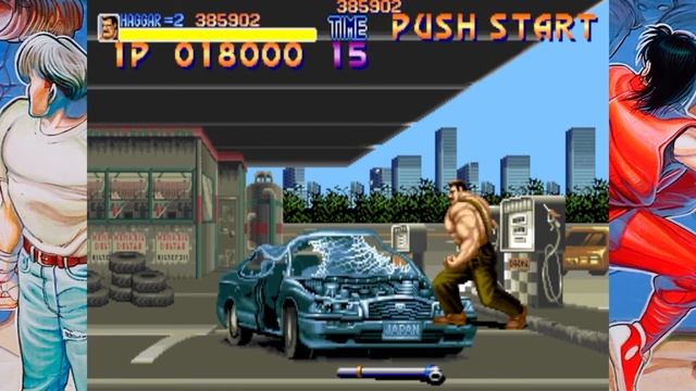 Mike Haggar Versus Toyota Chaser Bonus Stage From Final Fight : Capcom Arcade Stadium
