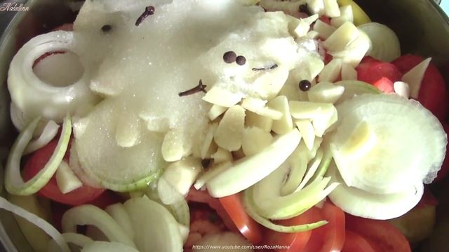 Салат овощной на зиму. Салат из овощей на зиму без уксуса смотреть онлайн