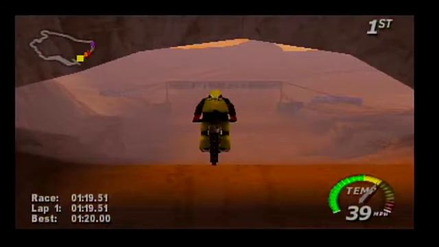 Excitebike 64 - (Course 16) Goldmine Rush [N64] смотреть онлайн