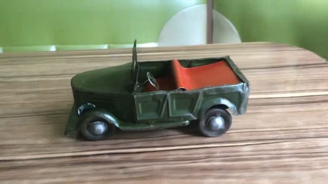 Заводная механическая игрушка -ГАЗ 69.СССР.Редкость смотреть онлайн
