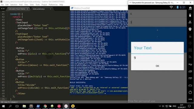 Calculator React Native смотреть онлайн