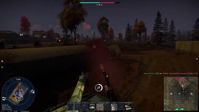 War Thunder: Russian Top Tier, T80BVM with nuke смотреть онлайн