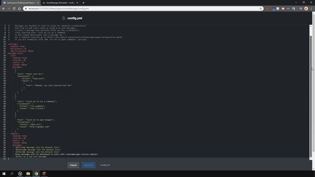 How to Setup the AutoMessage Reloaded Plugin - Minecraft Java смотреть онлайн