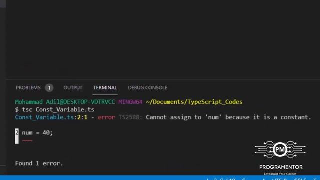 12 | Constant Variable in TypeScript | const in Typescript | TypeScript Tutorials | TS (Hindi/Urdu) смотреть онлайн