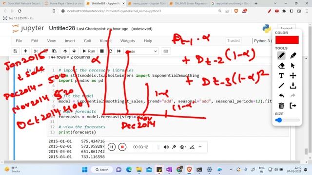 20 Exponential smoothing with python смотреть онлайн