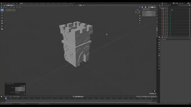 Settlers in Blender 2.8 - Low Poly 3D Timelapse Tutorial смотреть онлайн