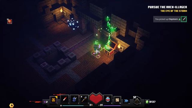 Obsidian Pinnacle Obsidian Chest Location Minecraft Dungeons смотреть онлайн