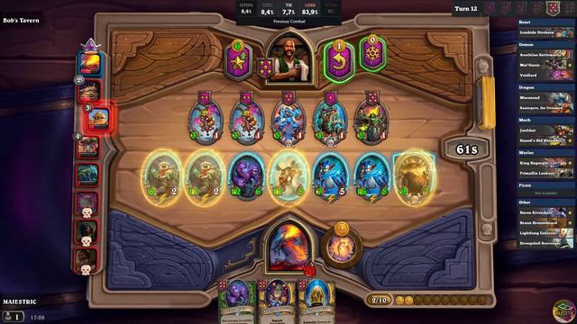 AMALGADON WINS THE GAME!! - Hearthstone Battlegrounds | HS Auto Battler смотреть онлайн