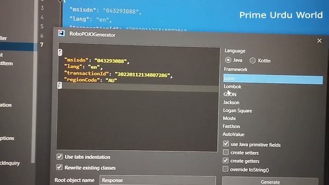 How to create POJO from json class in Intellij смотреть онлайн