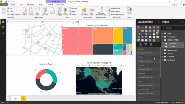 Power BI - Map visualization смотреть онлайн
