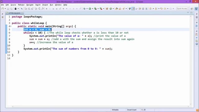 Java Essentials - While loop in java смотреть онлайн