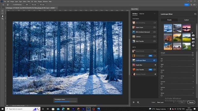 How to use neural filters in photoshop 2022 |activate neural filters in photoshop | Nerual filter смотреть онлайн