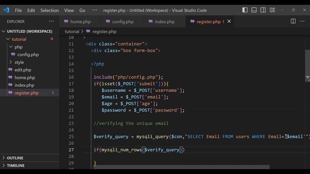 Creative Login and Registration form In HTML, CSS & PHP - Simple PHP System | step by step tutorial смотреть онлайн
