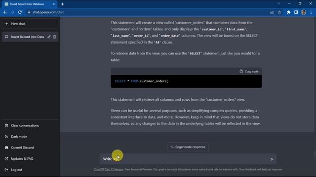 How To Use ChatGPT To Learn SQL Commands смотреть онлайн