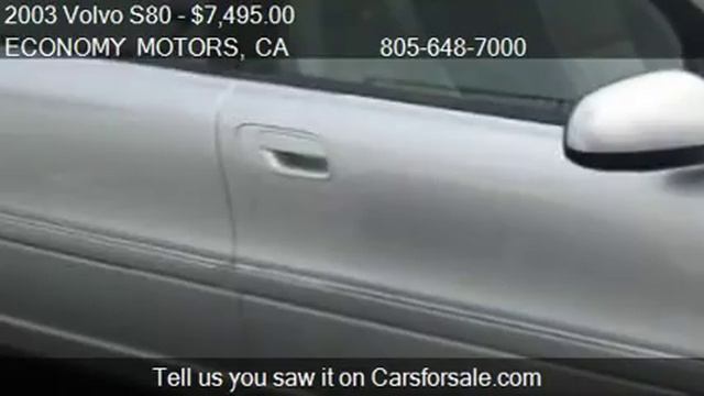 2003 Volvo S80 T6 - for sale in VENTURA, CA 93003 смотреть онлайн