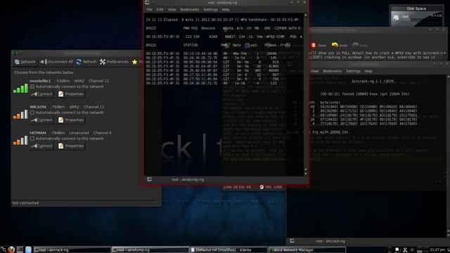 Full tutorial on how to crack WPA 1/2 keys with aircrack-ng suite смотреть онлайн