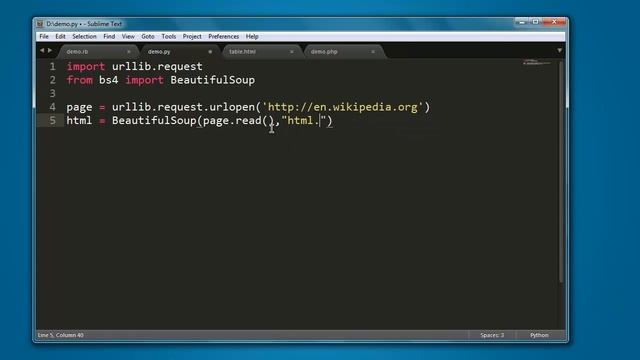 Python BeautifulSoup Get Page Title смотреть онлайн