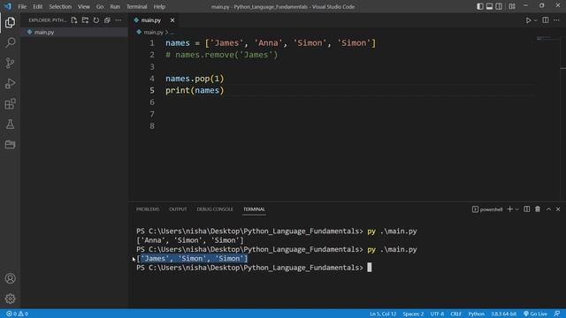 Python Tutorial for Beginners #12 - Python removing list items смотреть онлайн
